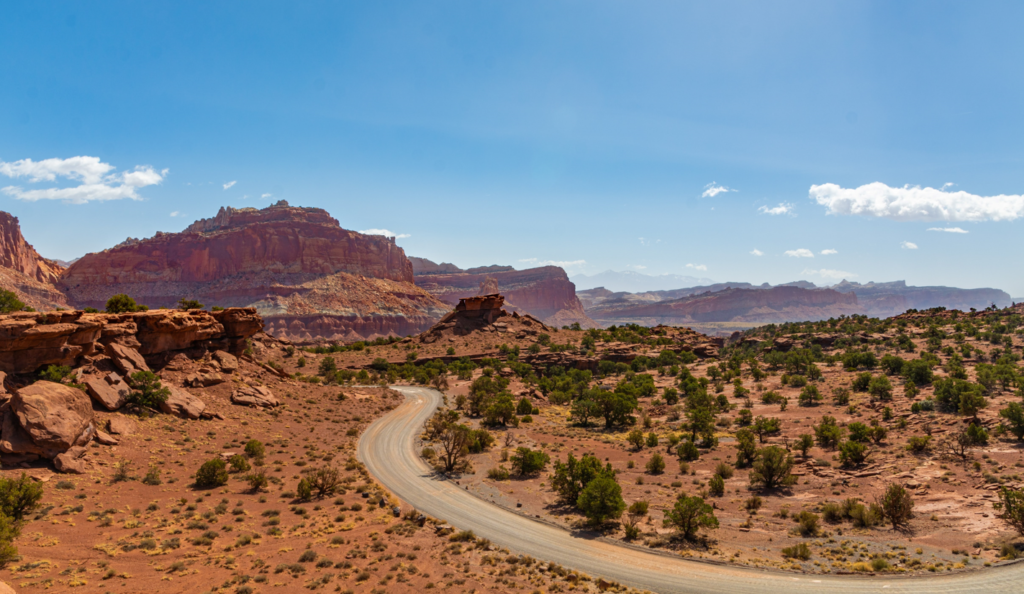 Road through Desert